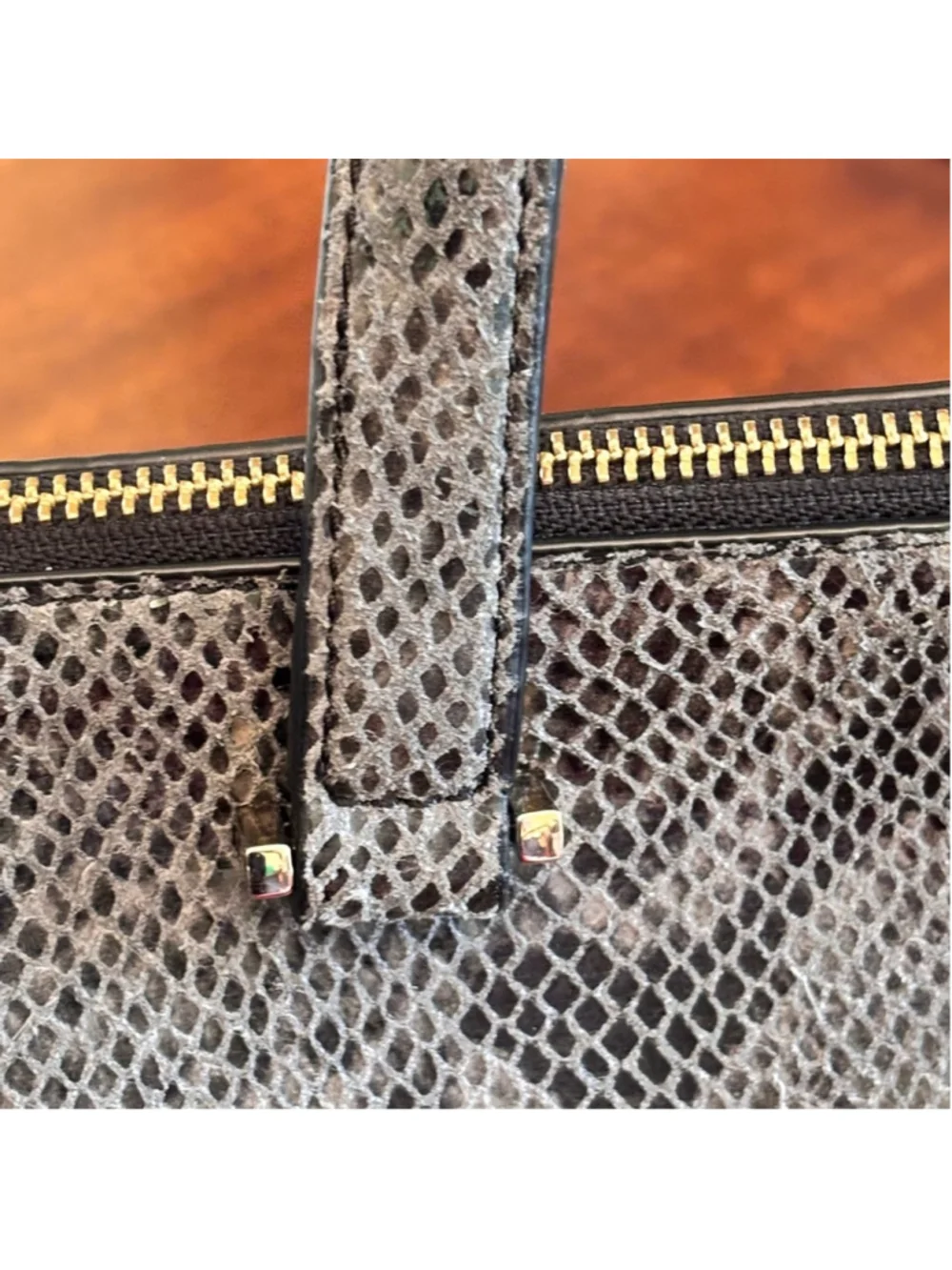 KATE SPADE NY PARLIAMENT SQUARE SAVANNAH CROSSBODY FEATURING SNAKE PRINT DESIGN